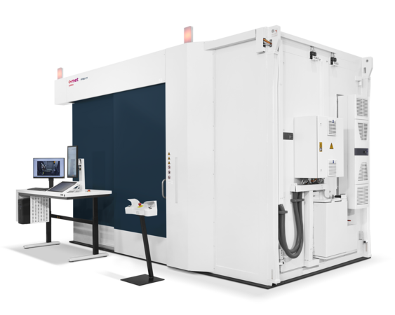 CT scanning machine for large parts